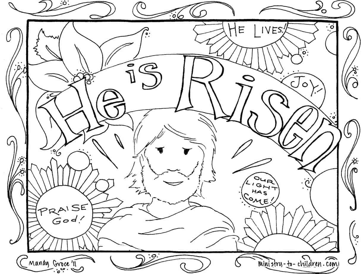 15 Easter Coloring Pages Religious Free Printables For Kids 15 Easter Coloring Pages Religious Free Printables For Kids