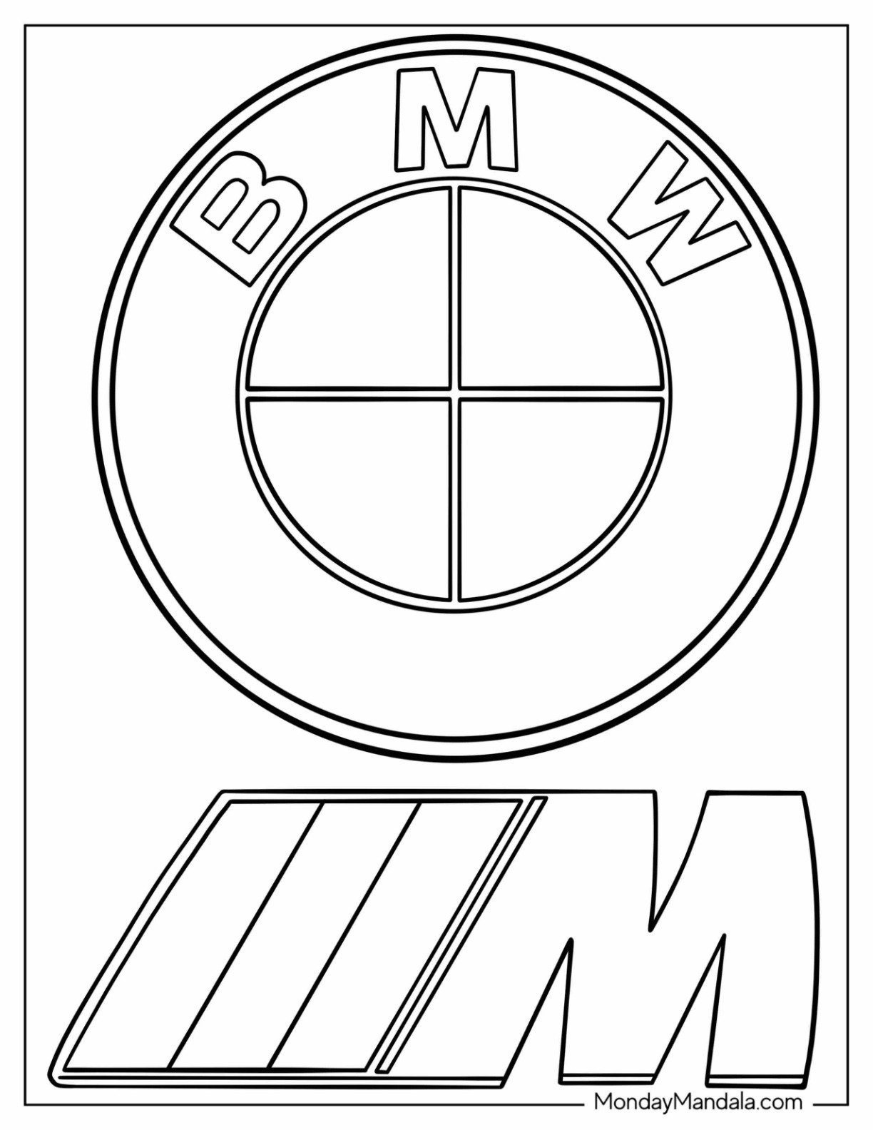 20 BMW Coloring Pages Free PDF Printables 20 BMW Coloring Pages Free PDF Printables