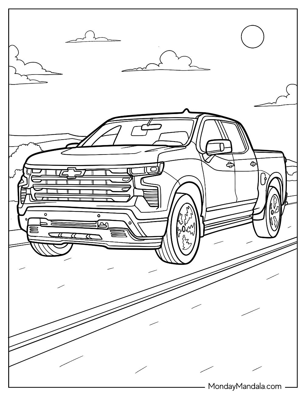 cars and trucks coloring pages cars and trucks coloring pages