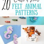 20 Super Cute Free Felt Animal Patterns The Yellow Birdhouse