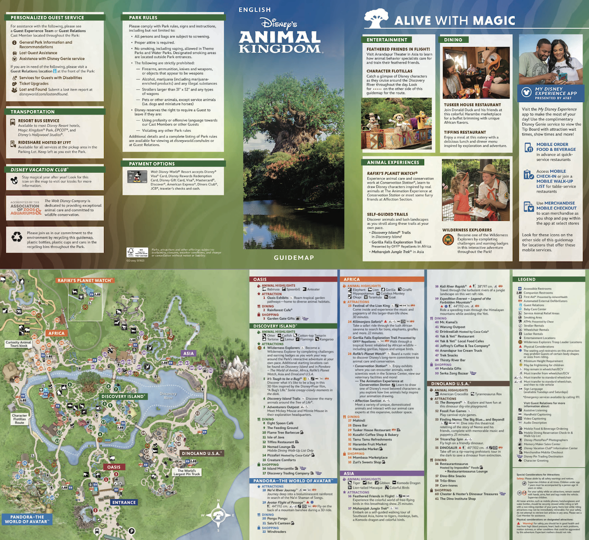 2024 Disney s Animal Kingdom Map Printable PDF Details 2024 Disney s Animal Kingdom Map Printable PDF Details