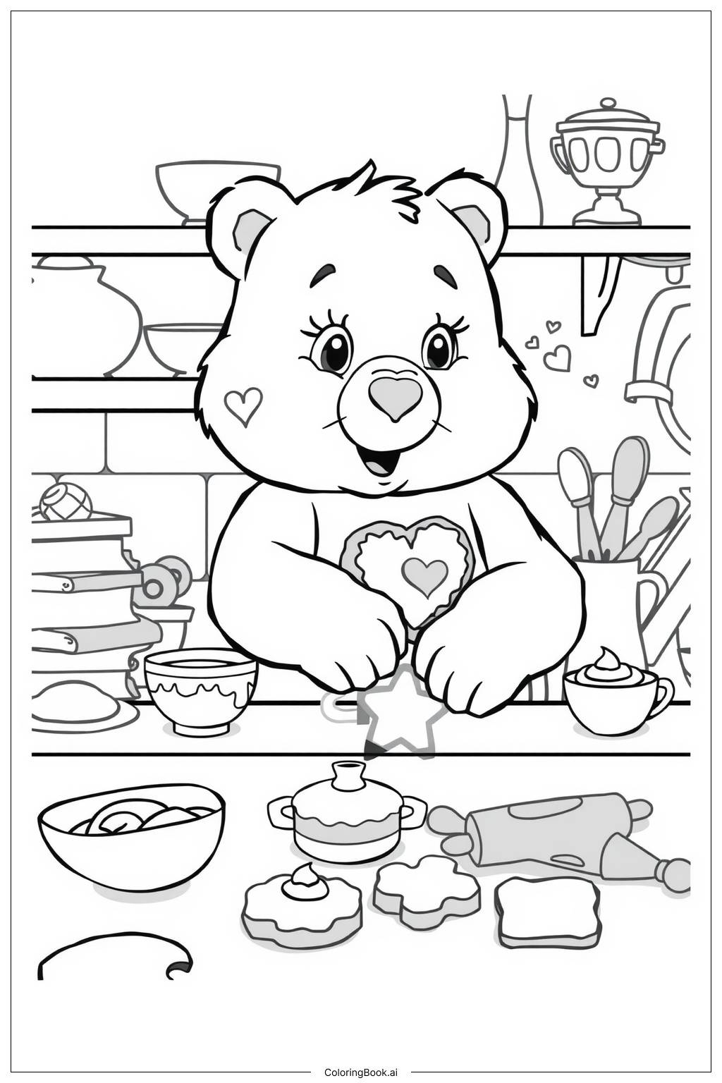 23 Care Bear Coloring Pages Free PDF PNG Printables 