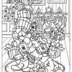 24 Disney Christmas Coloring Pages Free PDF Printables