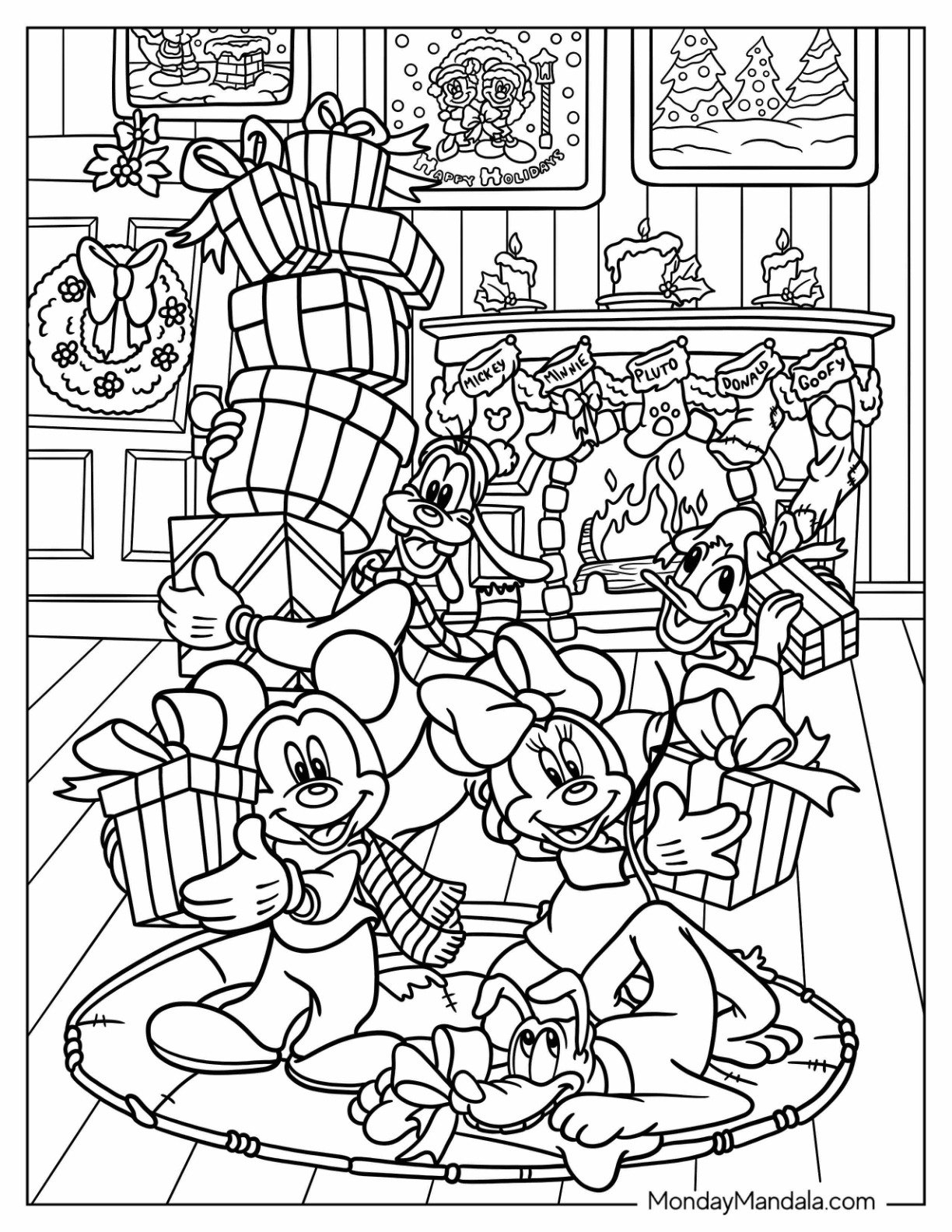 24 Disney Christmas Coloring Pages Free PDF Printables 24 Disney Christmas Coloring Pages Free PDF Printables