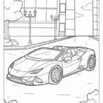24 Lamborghini Coloring Pages Free PDF Printables