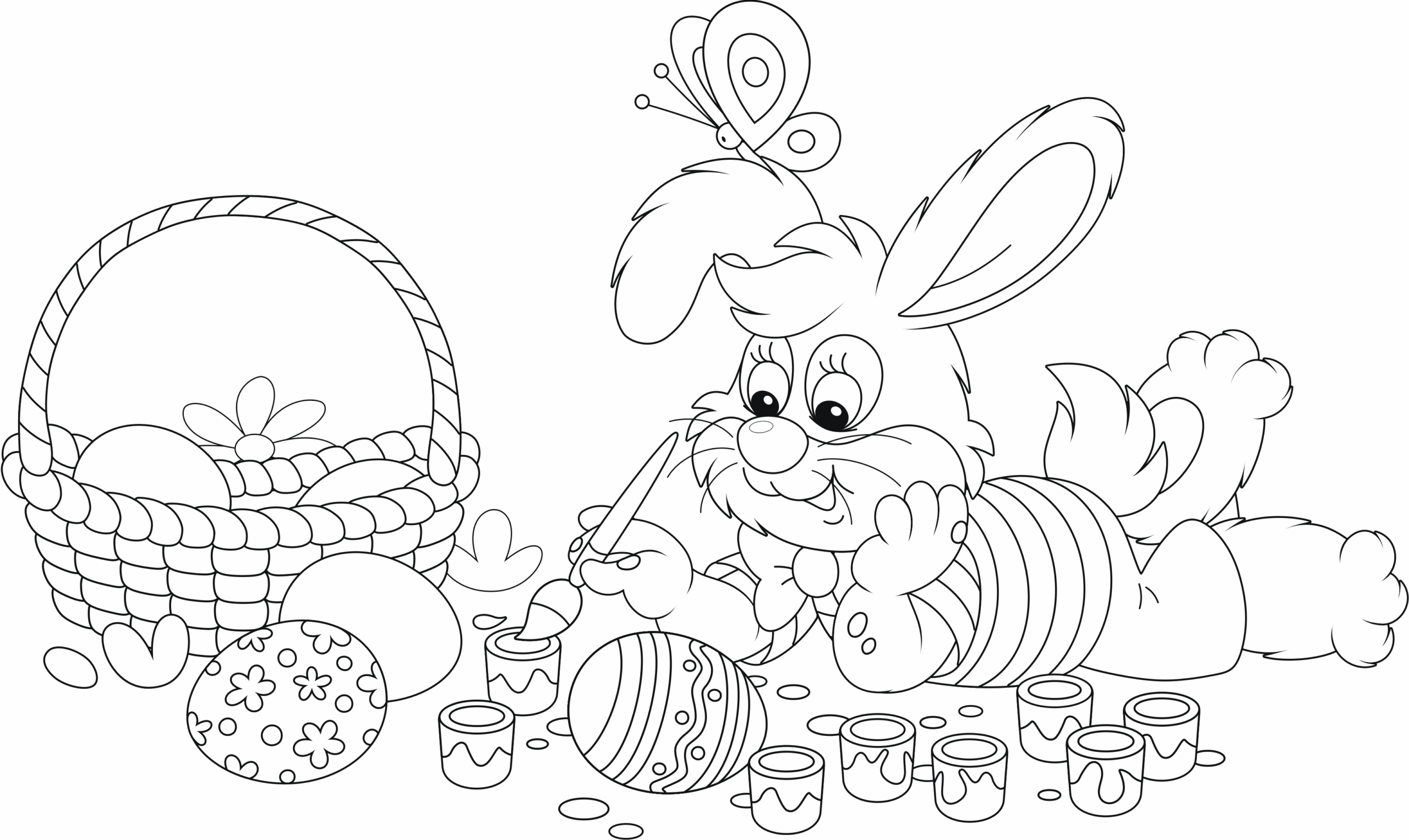 coloring pages easter free