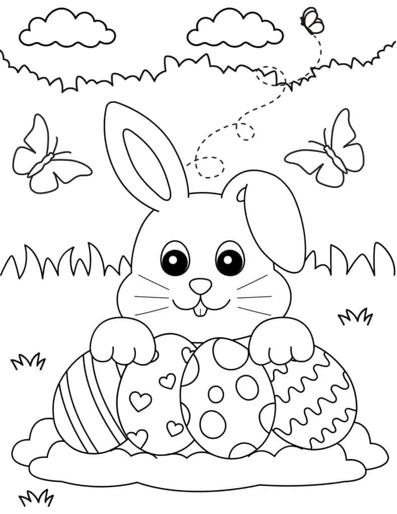 25 Free Printable Easter Coloring Pages For Kids Prudent Penny Pincher