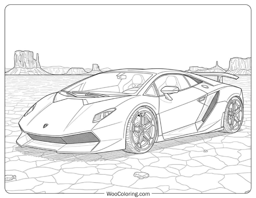 26 Lamborghini Coloring Pages Free PDF To Print Woo Coloring