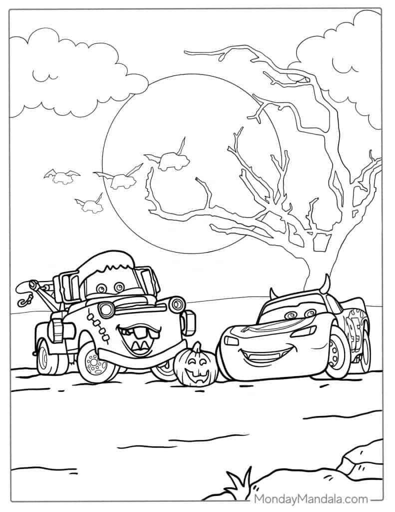 26 Lighting McQueen Coloring Pages Free PDF Printables 