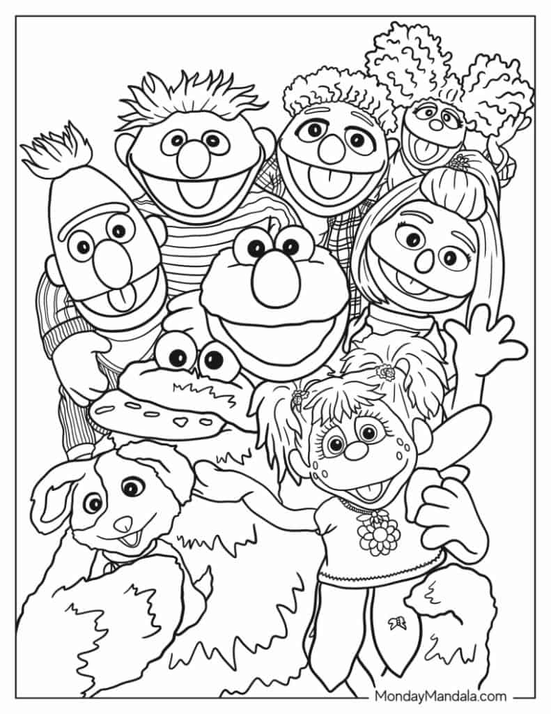 26 Sesame Street Coloring Pages Free PDF Printables 26 Sesame Street Coloring Pages Free PDF Printables
