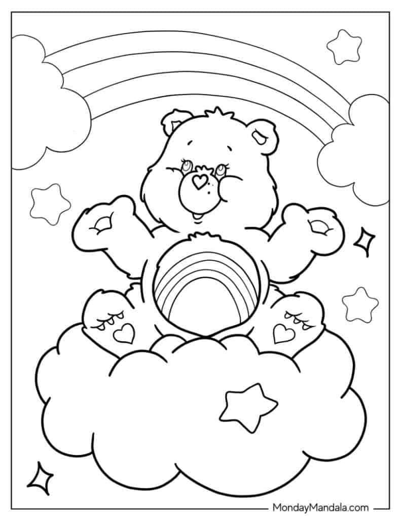 30 Care Bears Coloring Pages Free PDF Printables 30 Care Bears Coloring Pages Free PDF Printables