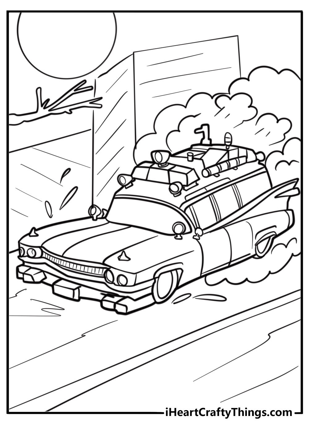 ghostbusters car coloring pages ghostbusters car coloring pages