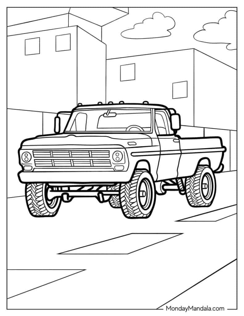truck car coloring pages truck car coloring pages
