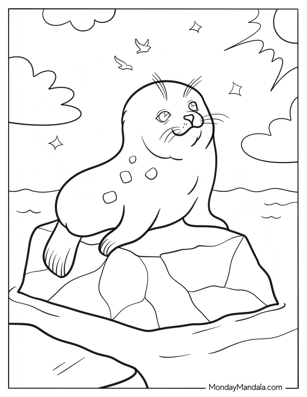 35 Arctic Animals Coloring Pages Free PDF Printables 