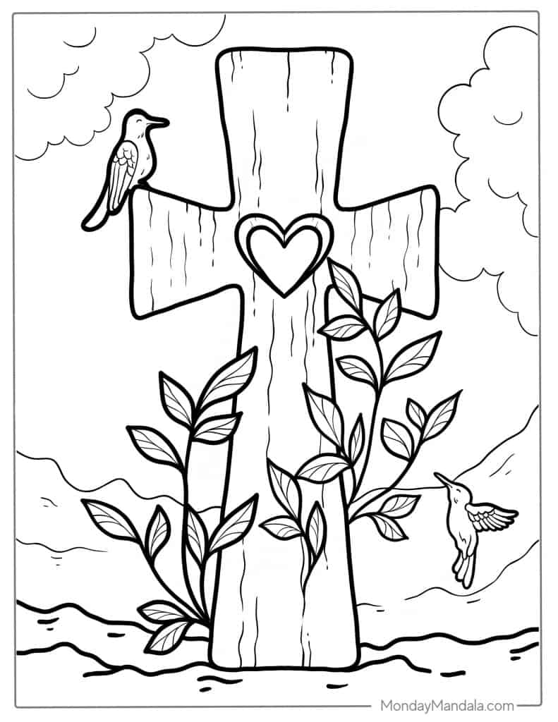 39 Cross Coloring Pages Free PDF Printables 39 Cross Coloring Pages Free PDF Printables