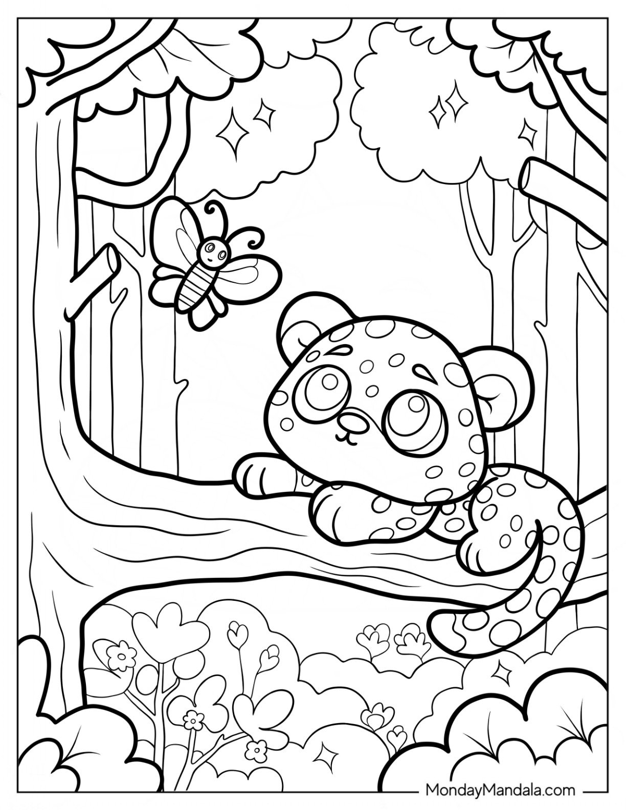 40 Cute Animals Coloring Pages Free PDF Printables 40 Cute Animals Coloring Pages Free PDF Printables