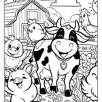 44 Farm Animals Coloring Pages Free Printable PDFs