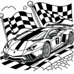 5 Car Coloring Pages Car Coloring Pages Cool Car Coloring Pages Etsy