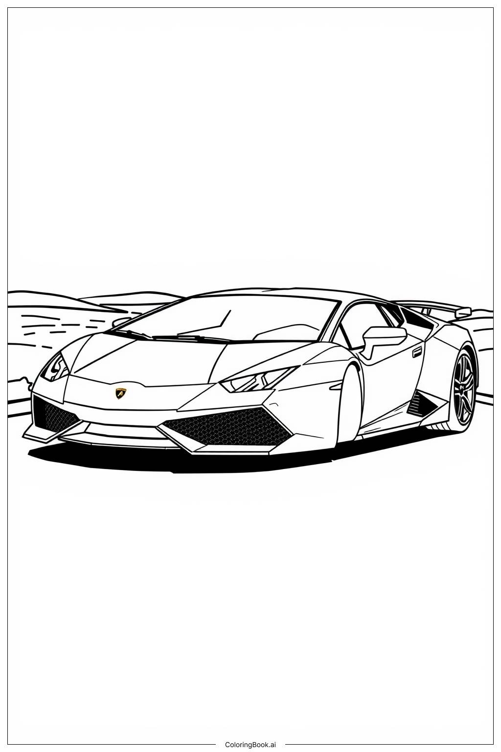 sports car coloring page easy sports car coloring page easy