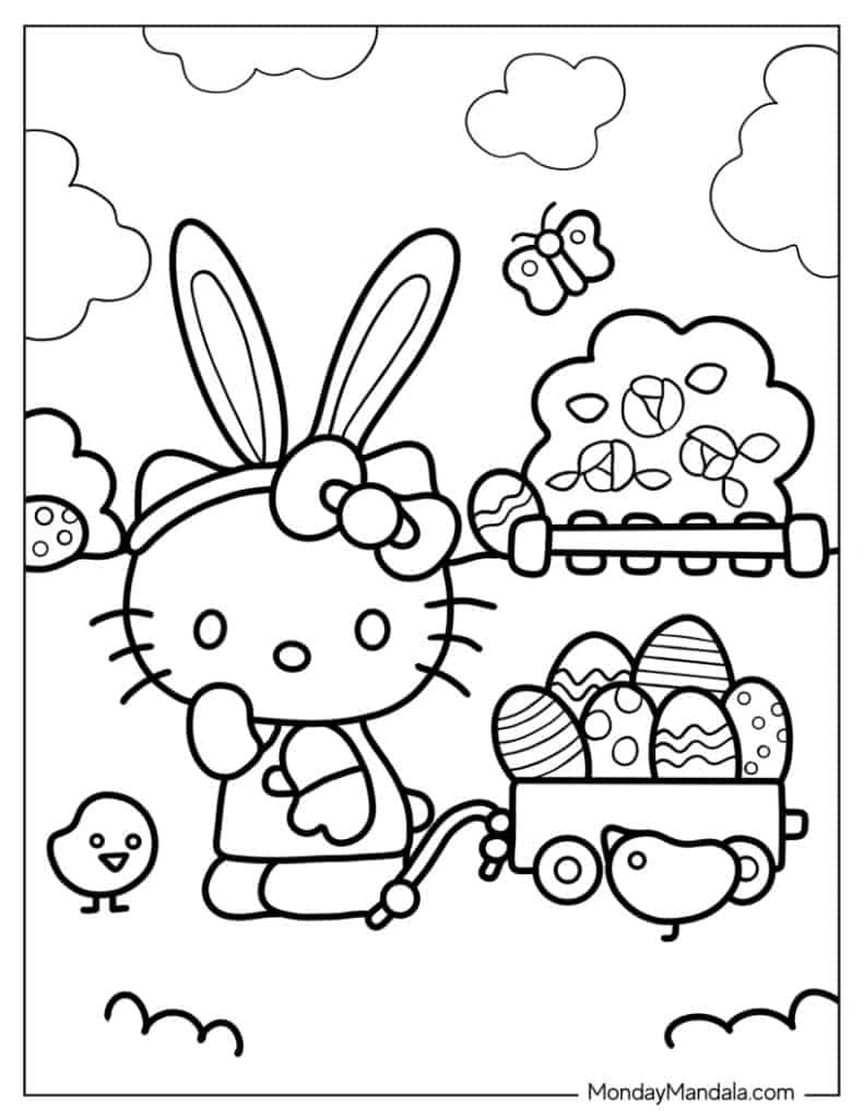 crayola coloring pages easter
