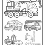 7 Printable Cute Construction Coloring Pages