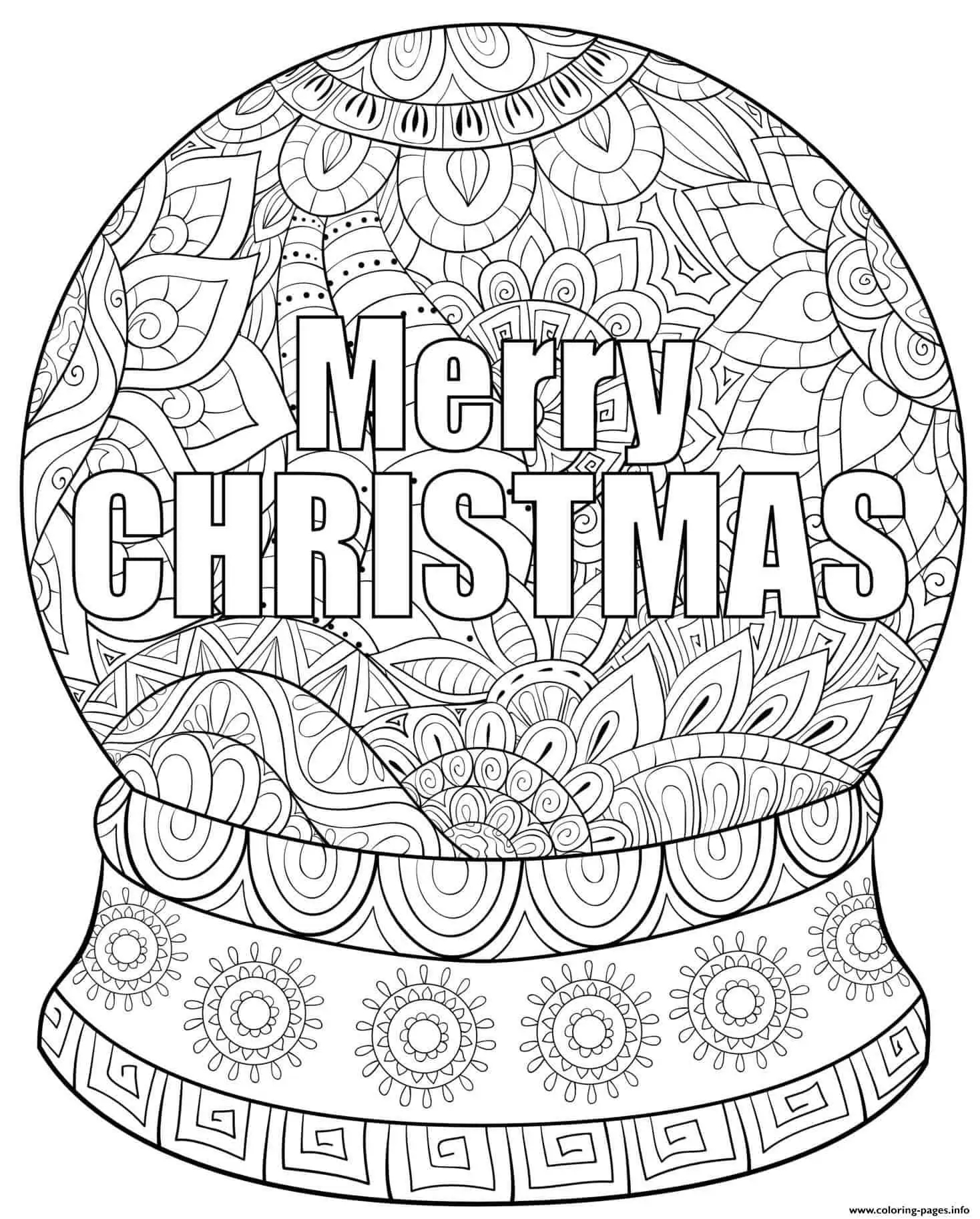 printable holiday coloring pages for adults