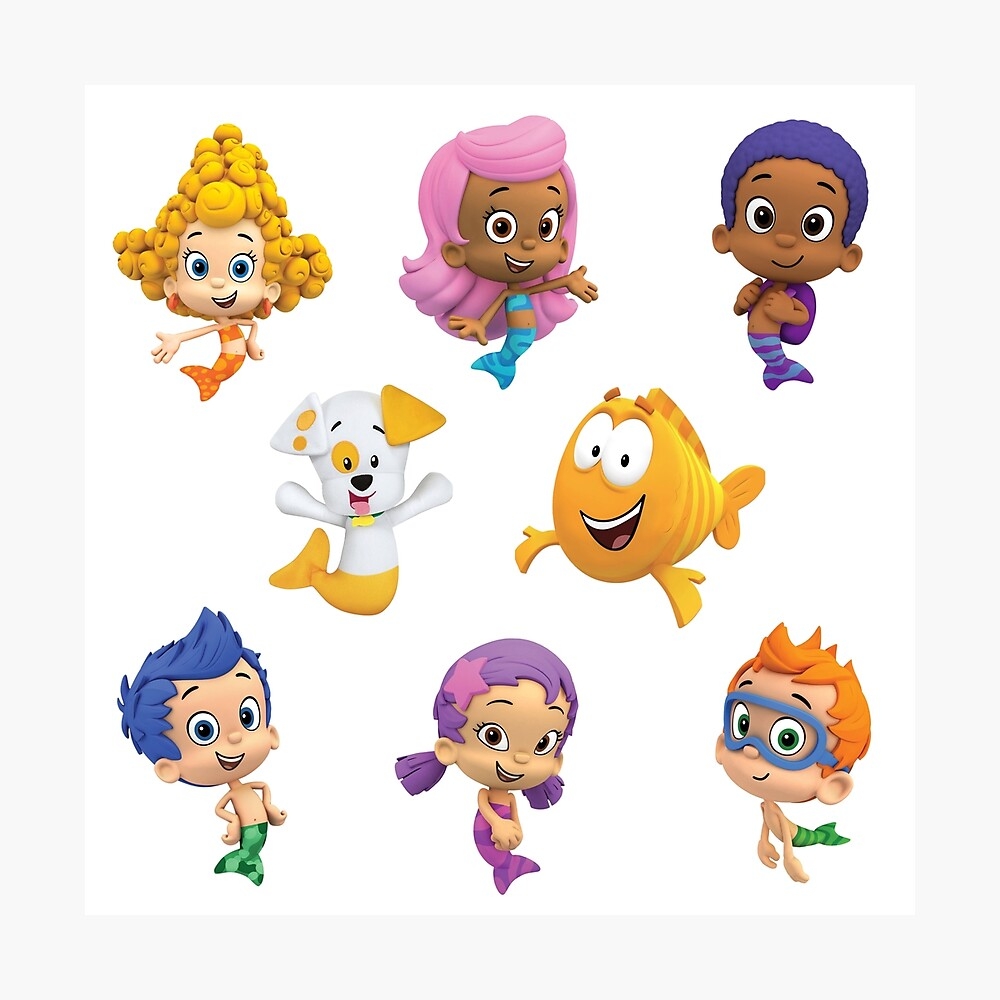 bubble guppies printable characters