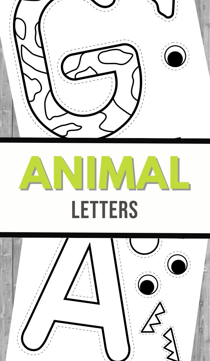 Alphabet Animals Craft Printables 3 Boys And A Dog Alphabet Animals Craft Printables 3 Boys And A Dog