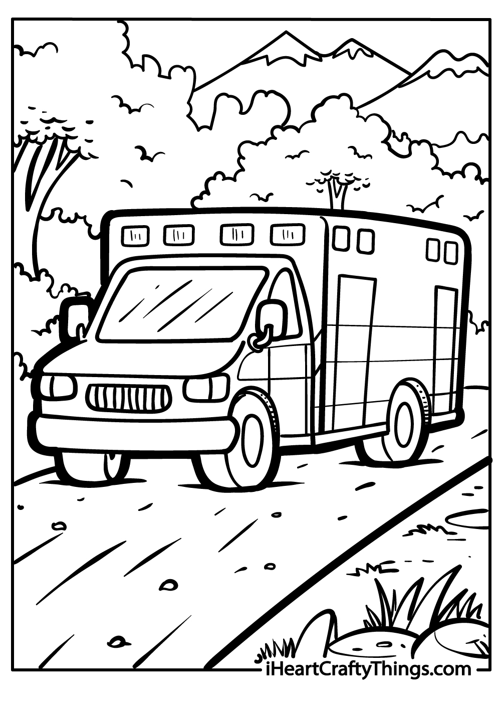 Ambulance Pages 100 Free Printables Ambulance Pages 100 Free Printables