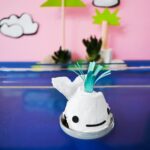 An Adorable DIY Egg Carton Whale Craft That Floats