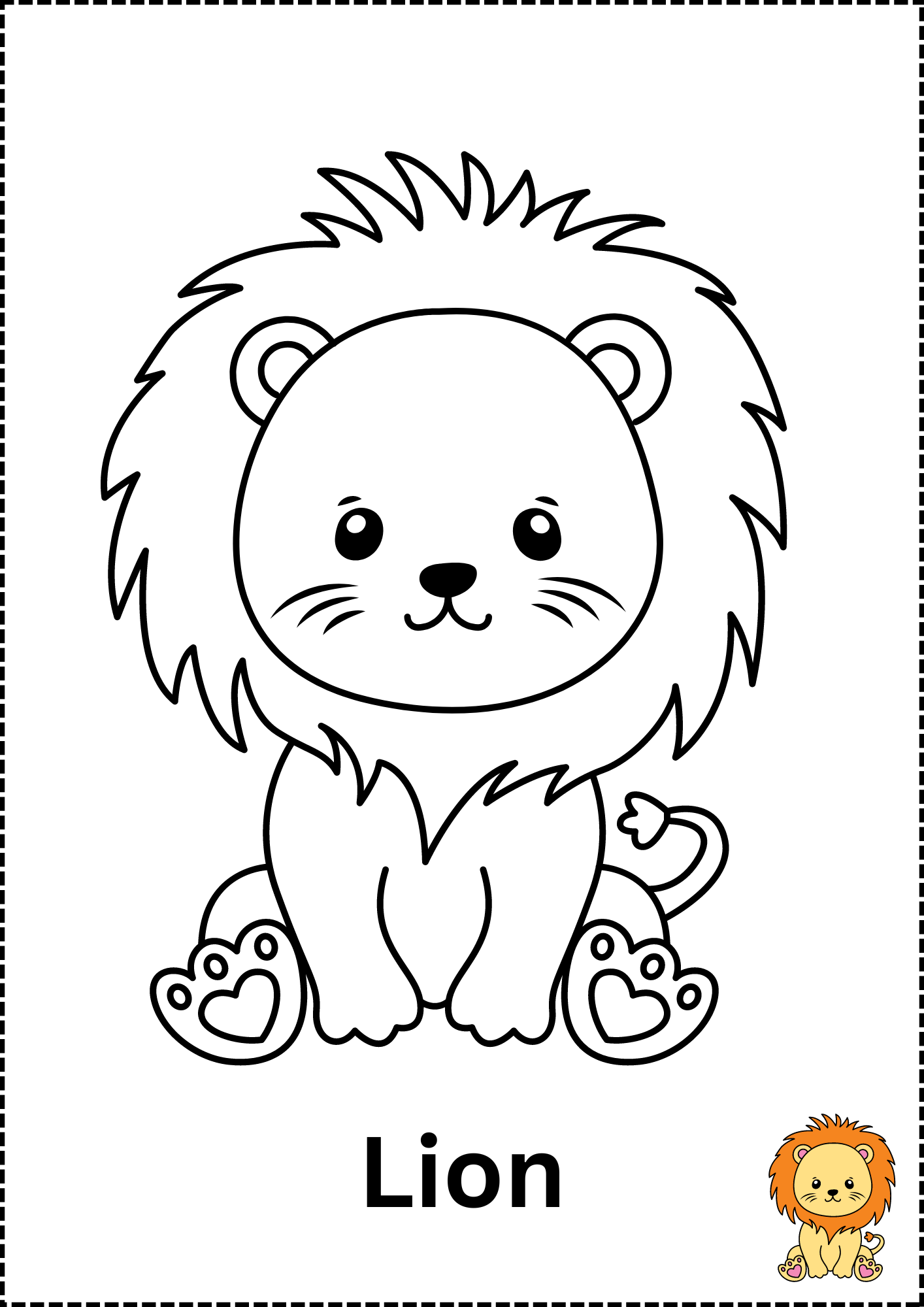 Animal Coloring Pages 27 Printables Forest Animals Farm Animals Water Animals Birds cute Animal Coloring Pages