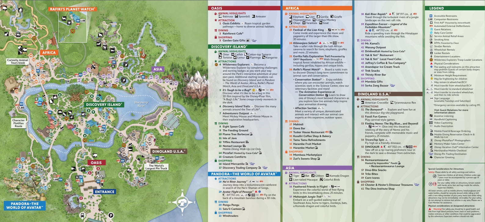 Animal Kingdom Maps WDW Prep School Animal Kingdom Maps WDW Prep School