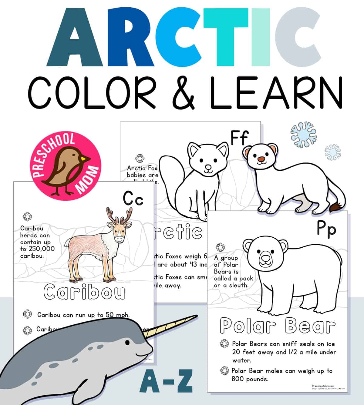 Arctic Animal Coloring Pages Preschool Mom Arctic Animal Coloring Pages Preschool Mom
