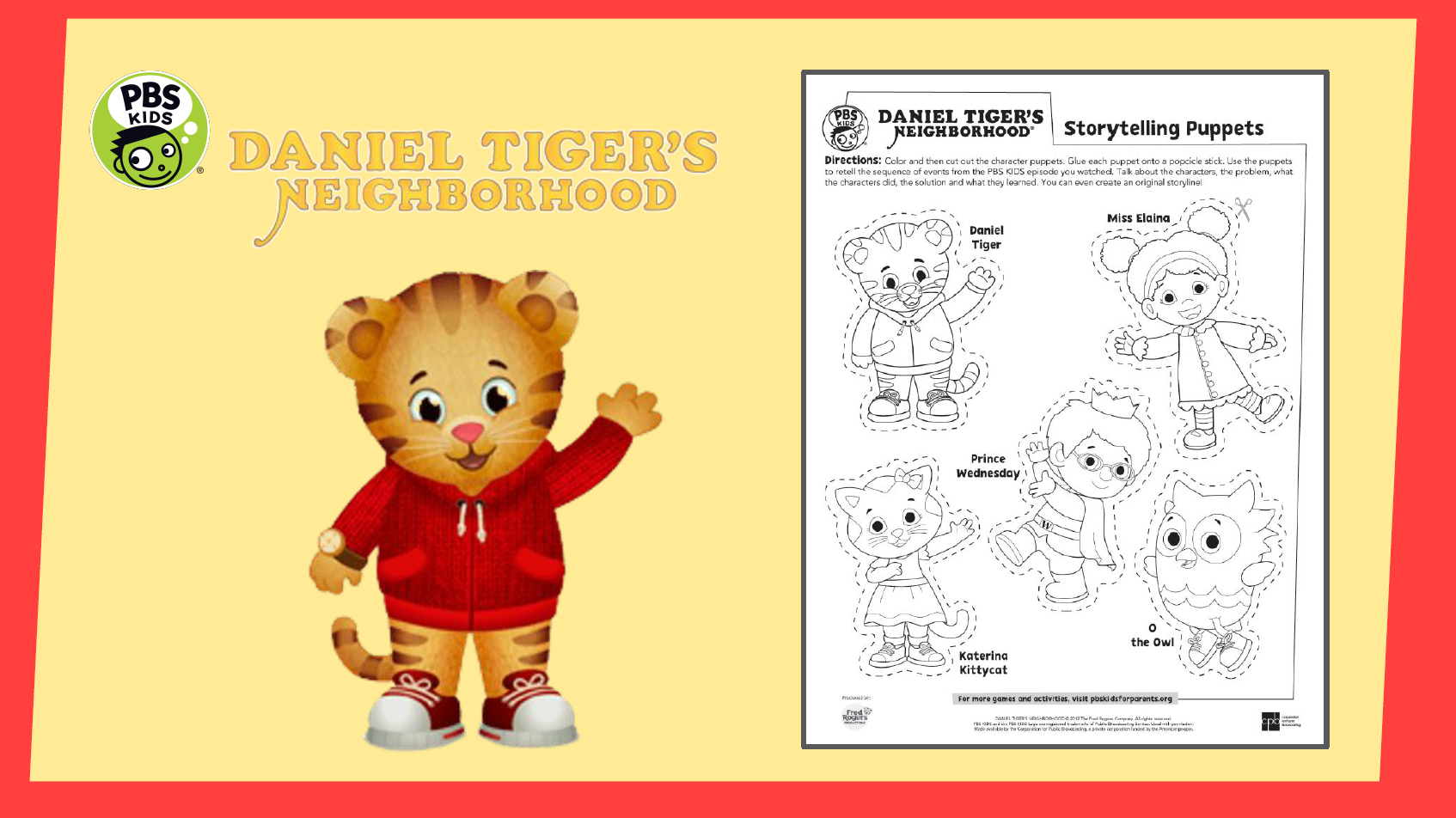 printable daniel tiger characters printable daniel tiger characters