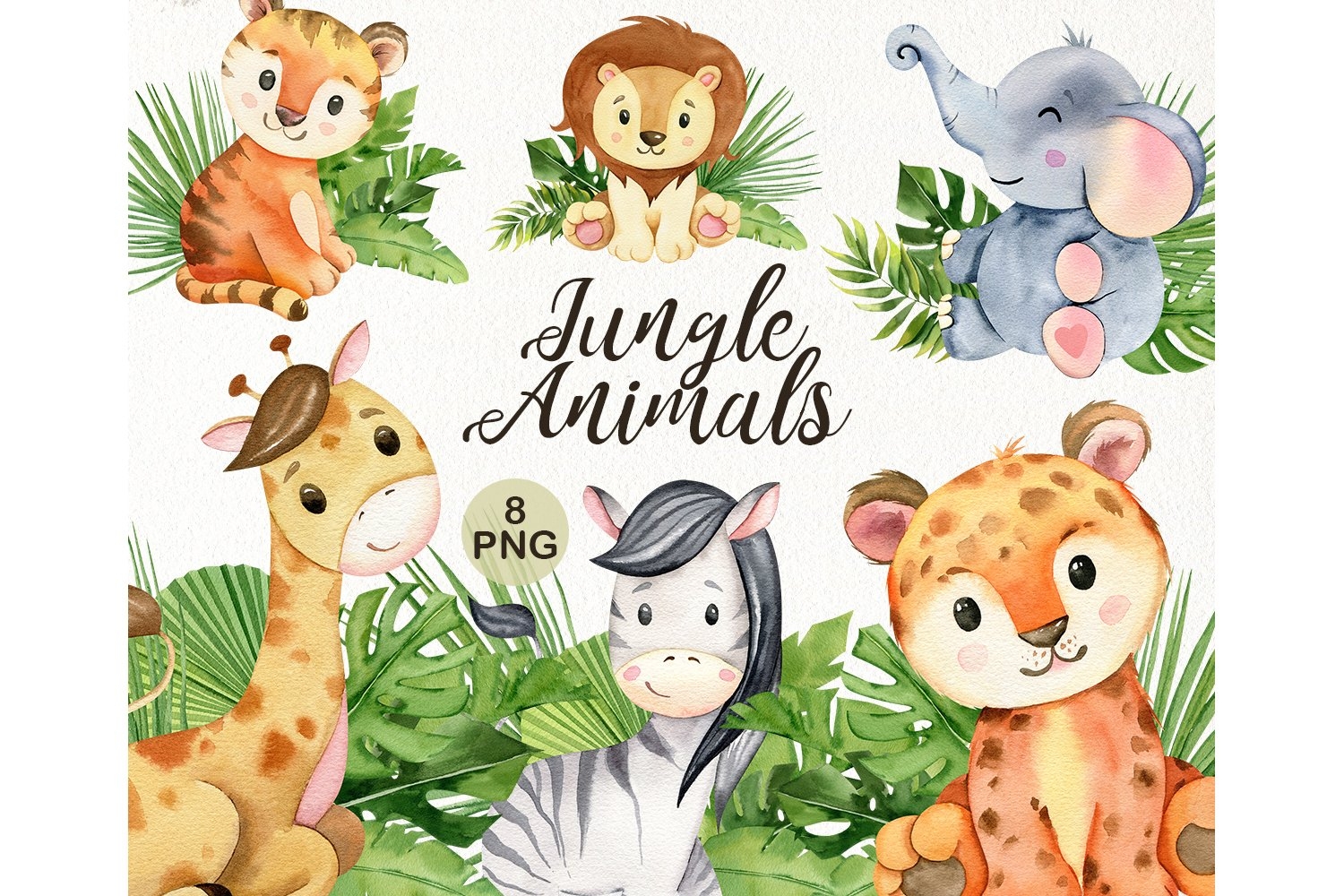Baby Safari Animals Clipart Cute Zoo Animals Clipart Baby Safari Animals Clipart Cute Zoo Animals Clipart