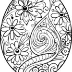 Blank Easter Egg Coloring Pages Pdf Cut Out Stock Images Pictures Alamy
