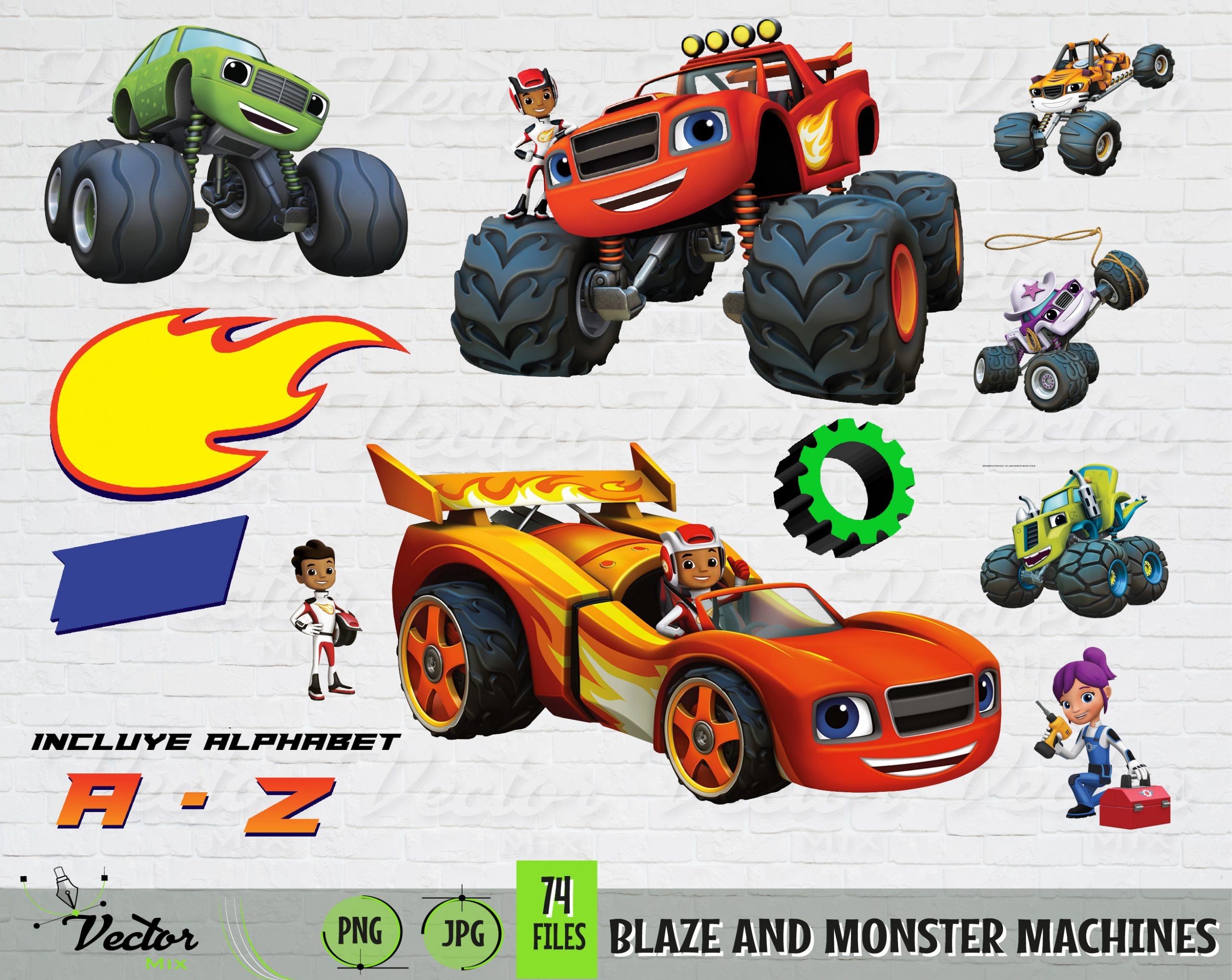 Blaze And Monster Machines PNG Cartoon Clip Art Blaze And Monster Machines Bundle Printable Cliparts Transparent Files Cliparts Alphabet VectorMix Blaze And Monster Machines PNG Cartoon Clip Art Blaze And Monster Machines Bundle Printable Cliparts Transparent Files Cliparts Alphabet VectorMix
