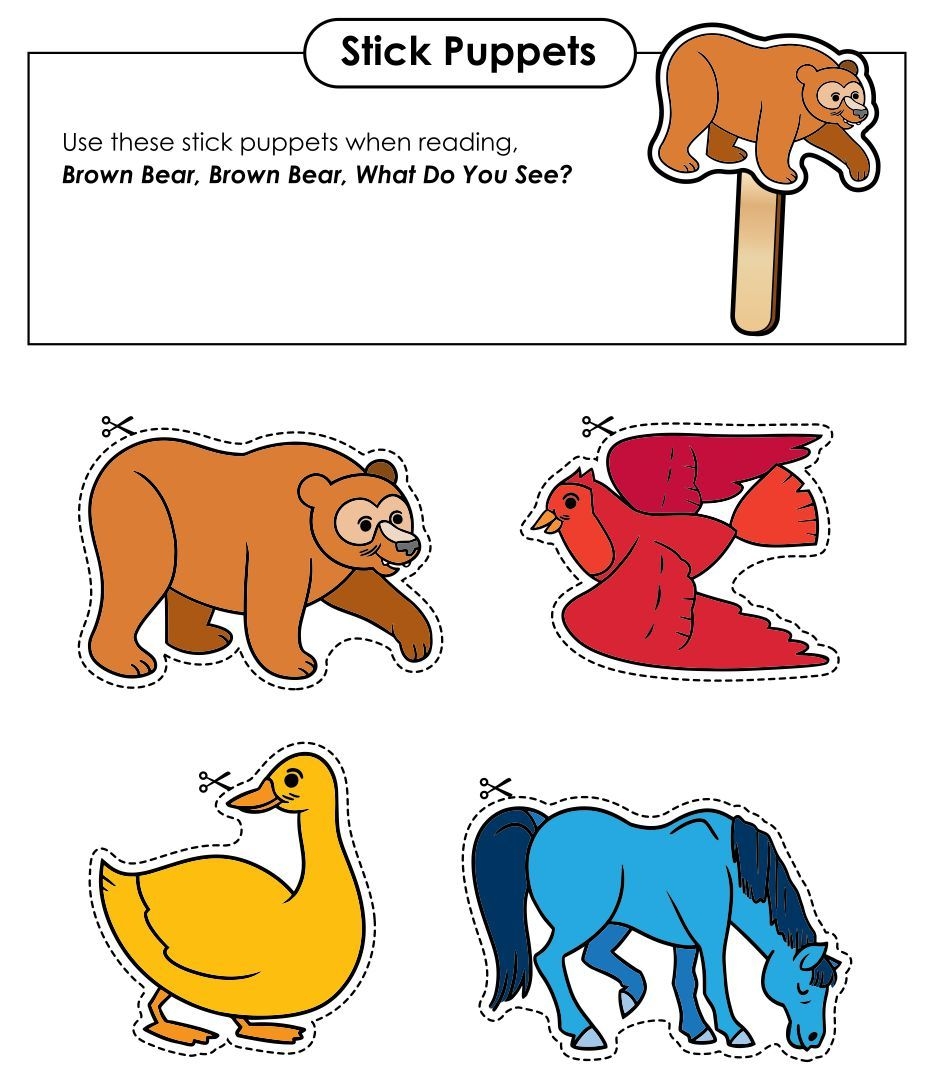 Brown Bear Brown Bear 12 Free PDF Printables Printablee Brown Bear Brown Bear 12 Free PDF Printables Printablee