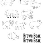Brown Bear Brown Bear Coloring Sheet Mostly Montessori