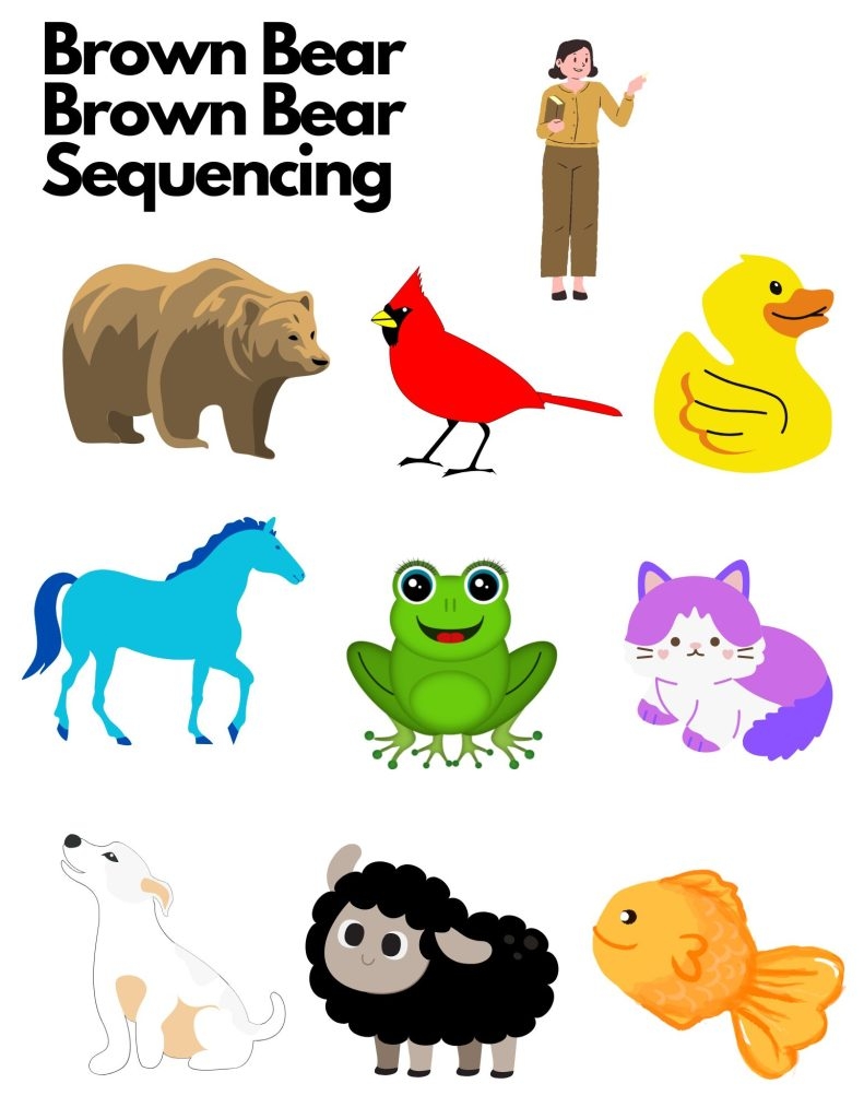 Brown Bear Brown Bear Sensory Bin And Free Printable Brown Bear Brown Bear Sensory Bin And Free Printable