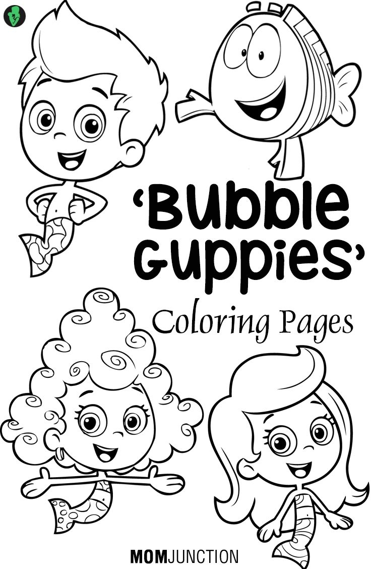 Bubble Guppies Coloring Pages 25 Free Printable Sheets