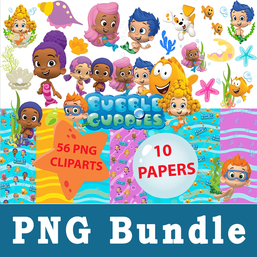 Bubble Guppies Png Bubble Guppies Bundle Png Cliparts Inspire Uplift