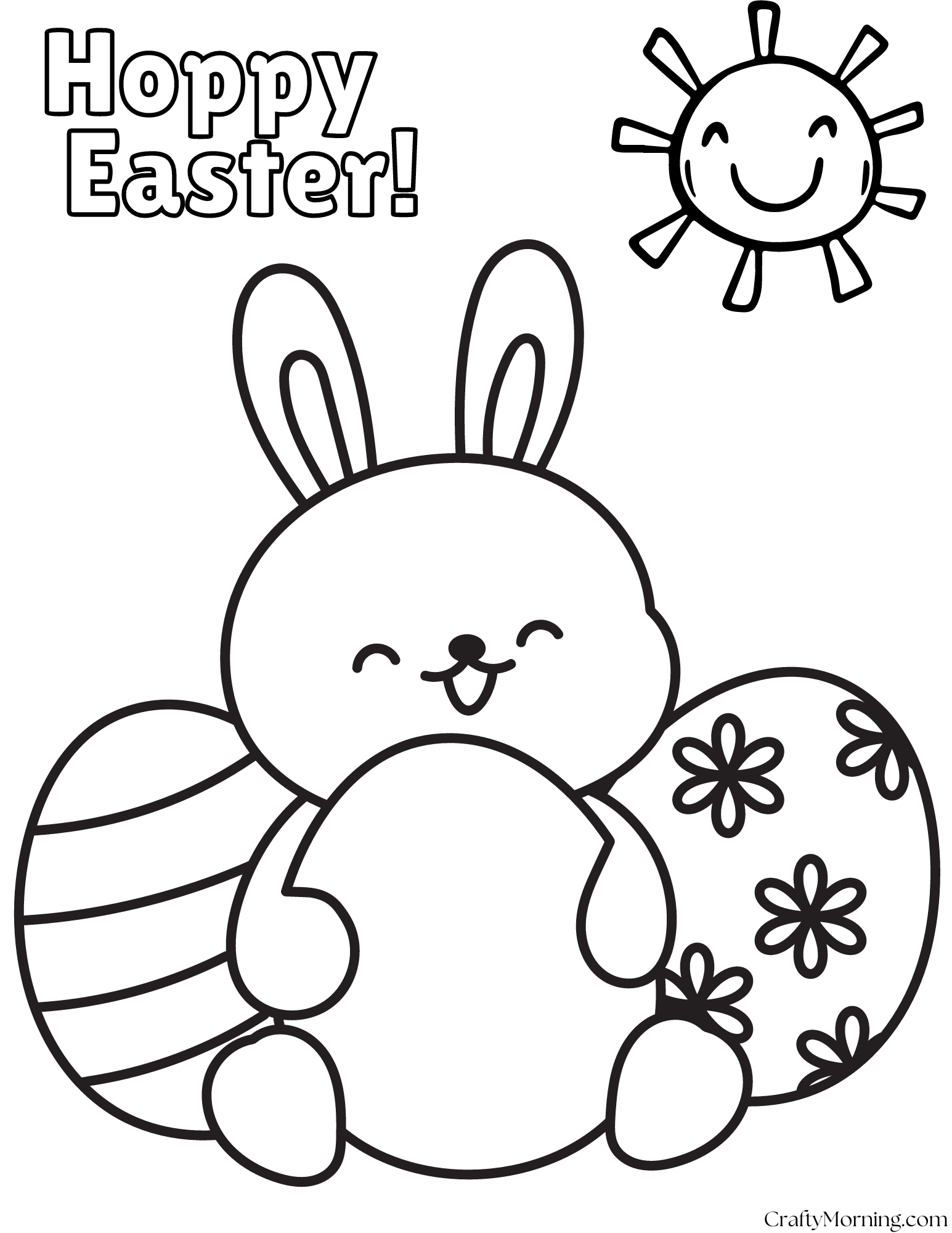 Bunny Coloring Pages To Print Crafty Morning Bunny Coloring Pages To Print Crafty Morning