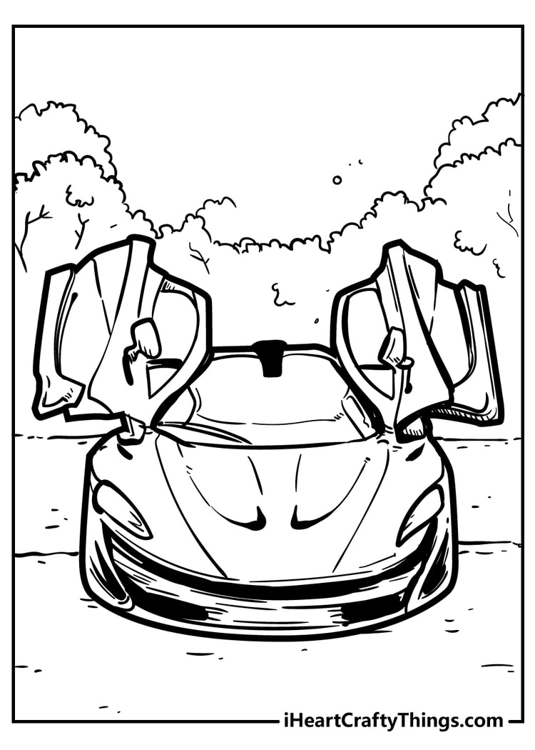 Car Coloring Pages 570 Printable Free PDF For Kids Adults Car Coloring Pages 570 Printable Free PDF For Kids Adults