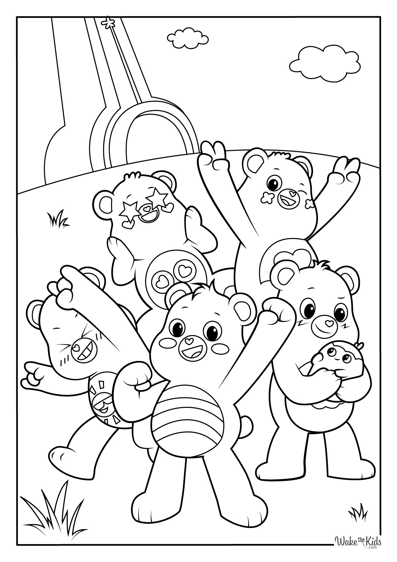 Care Bear Coloring Pages Free Printable PDFs WakeTheKids Care Bear Coloring Pages Free Printable PDFs WakeTheKids