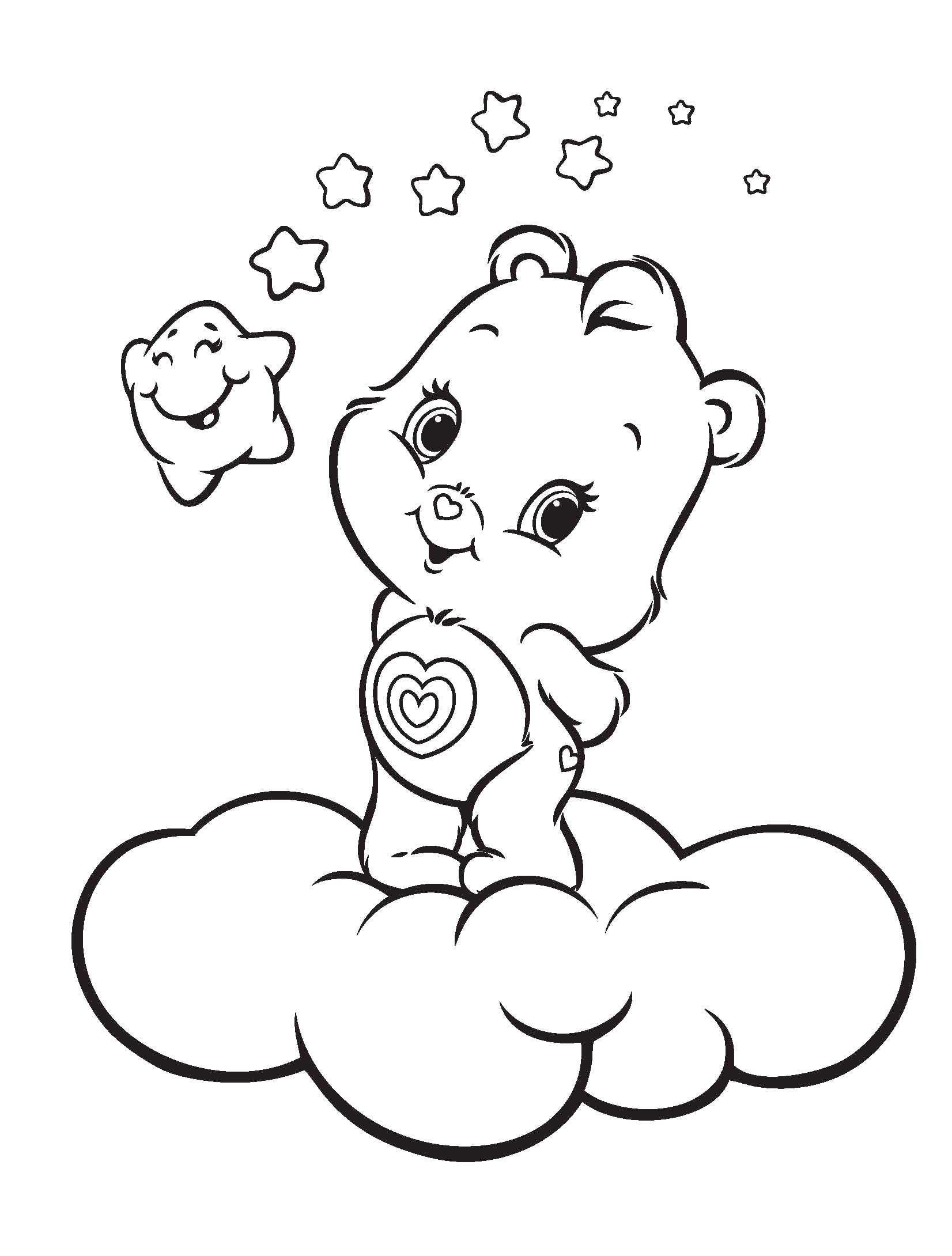 printable care bear coloring pages printable care bear coloring pages