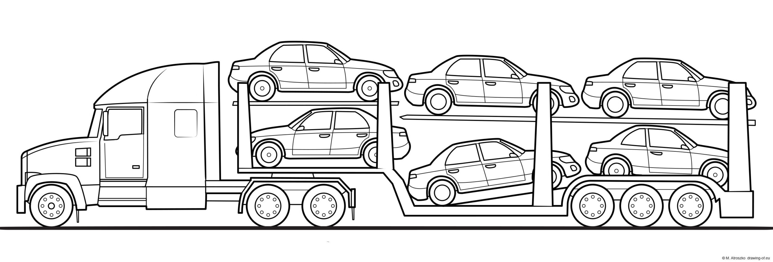 Cars Transport Drawing Line Art Illustrations Cars Transport Drawing Line Art Illustrations
