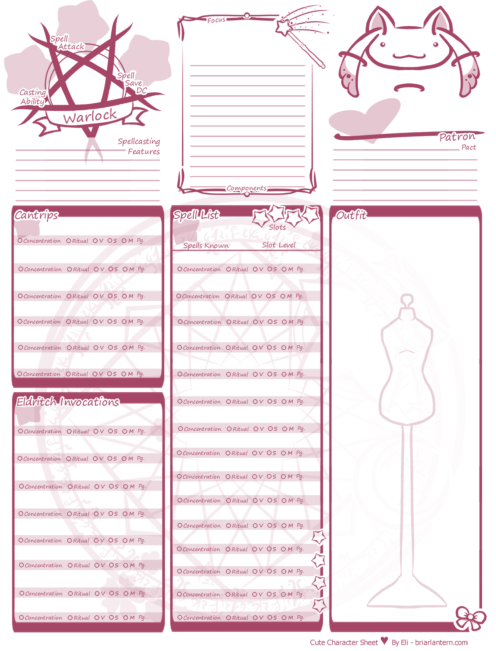 Character Sheet