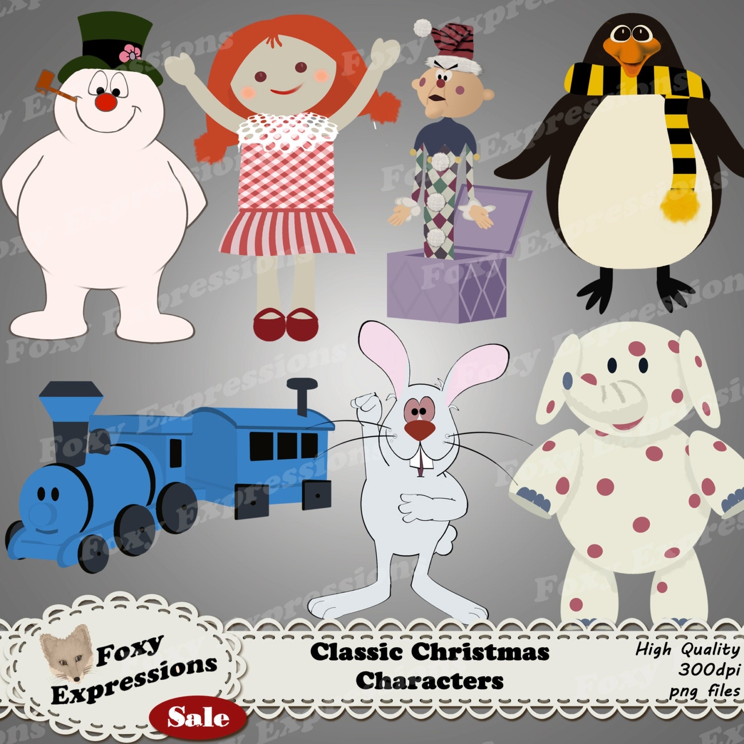 Classic Christmas Characters Digital Clip Art Pack Comes With Frosty Topper Rabbit The Gang Of Misfit Toys Like Charlie In The Box etc Etsy Classic Christmas Characters Digital Clip Art Pack Comes With Frosty Topper Rabbit The Gang Of Misfit Toys Like Charlie In The Box etc Etsy