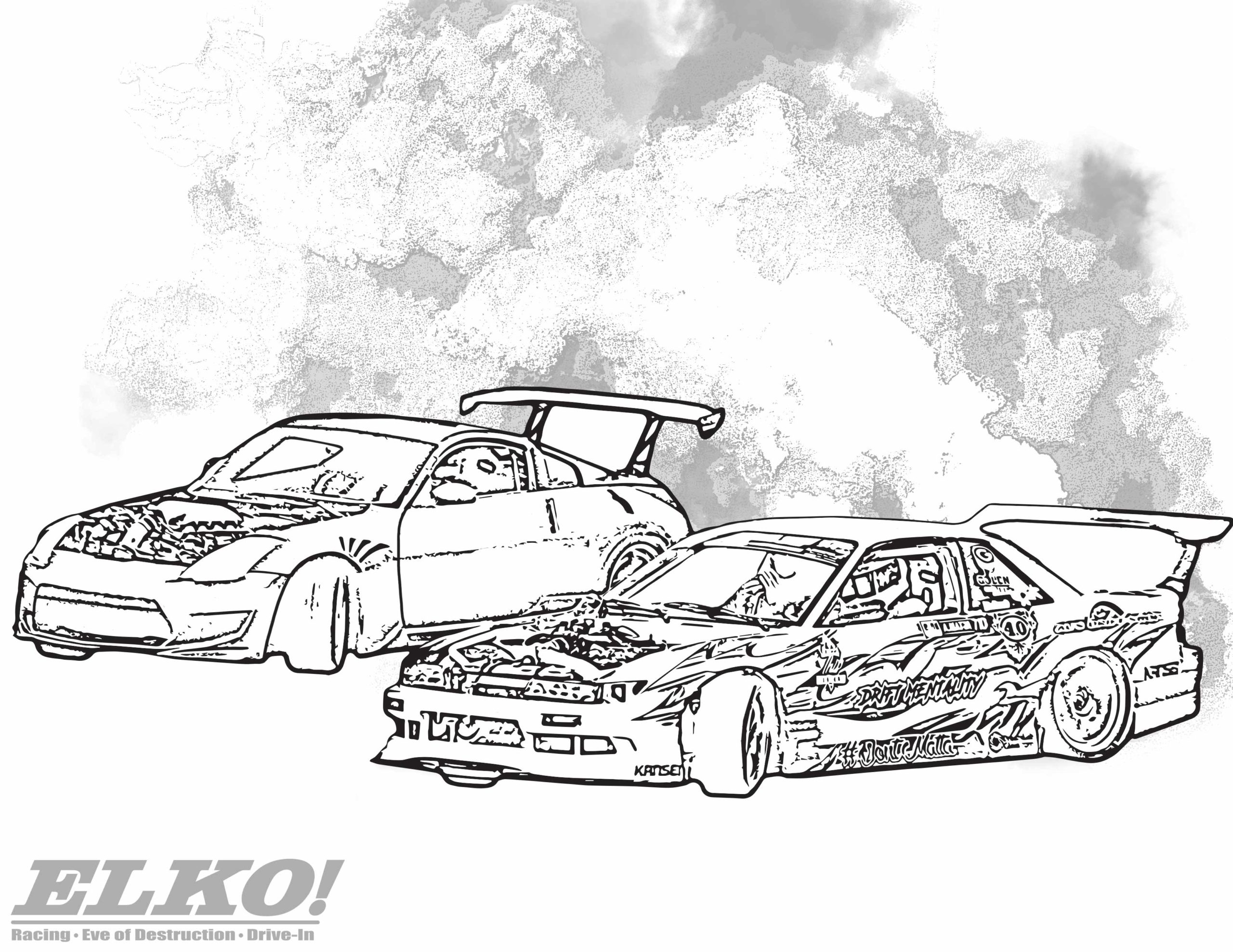 COLORING PAGES Elko Speedway COLORING PAGES Elko Speedway